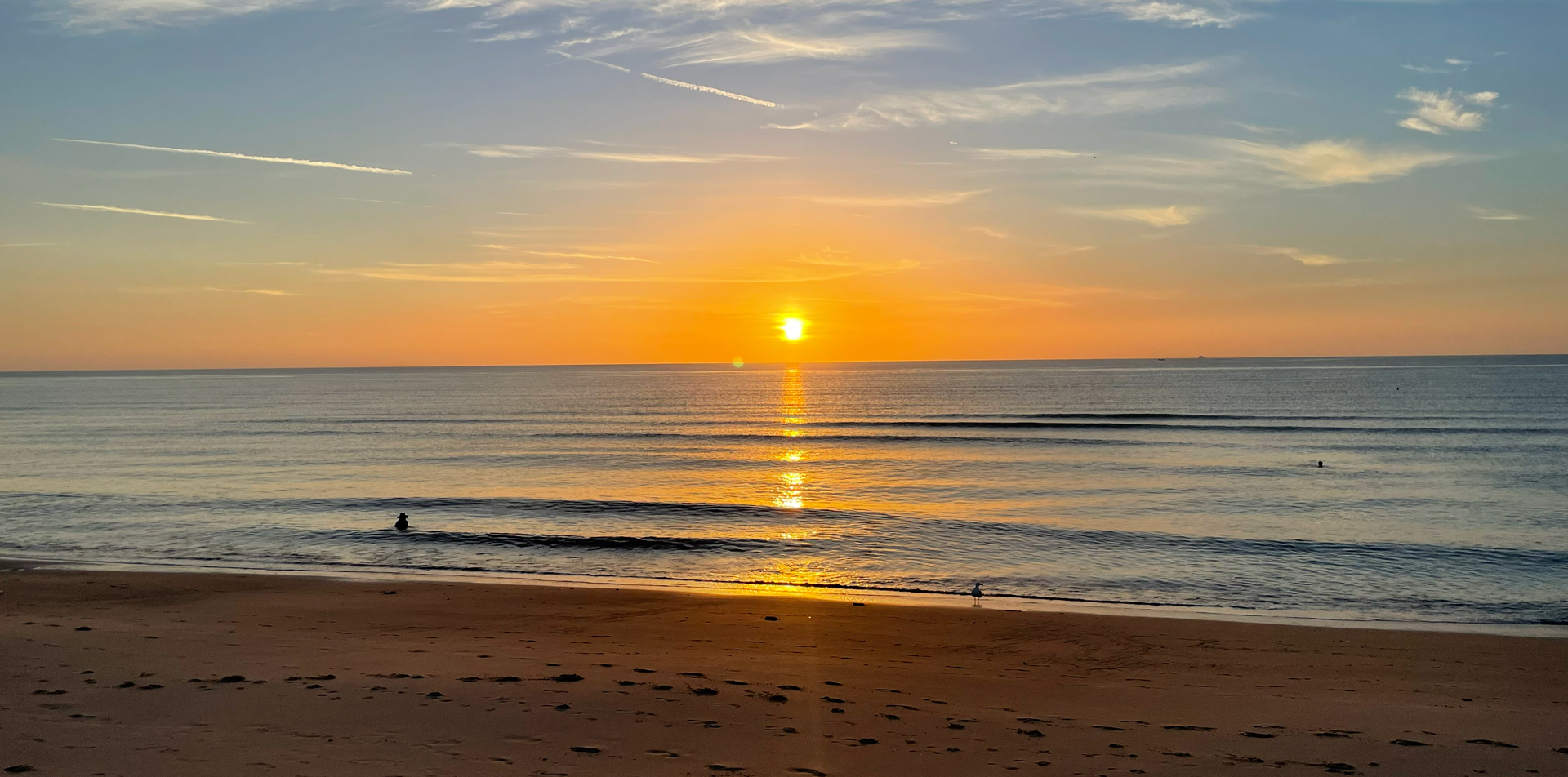 Atardecer en la playa de San Felipe