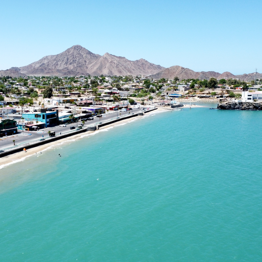 Vista aérea de San Felipe, Baja California